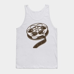 Retro Movie Film Reel Tank Top